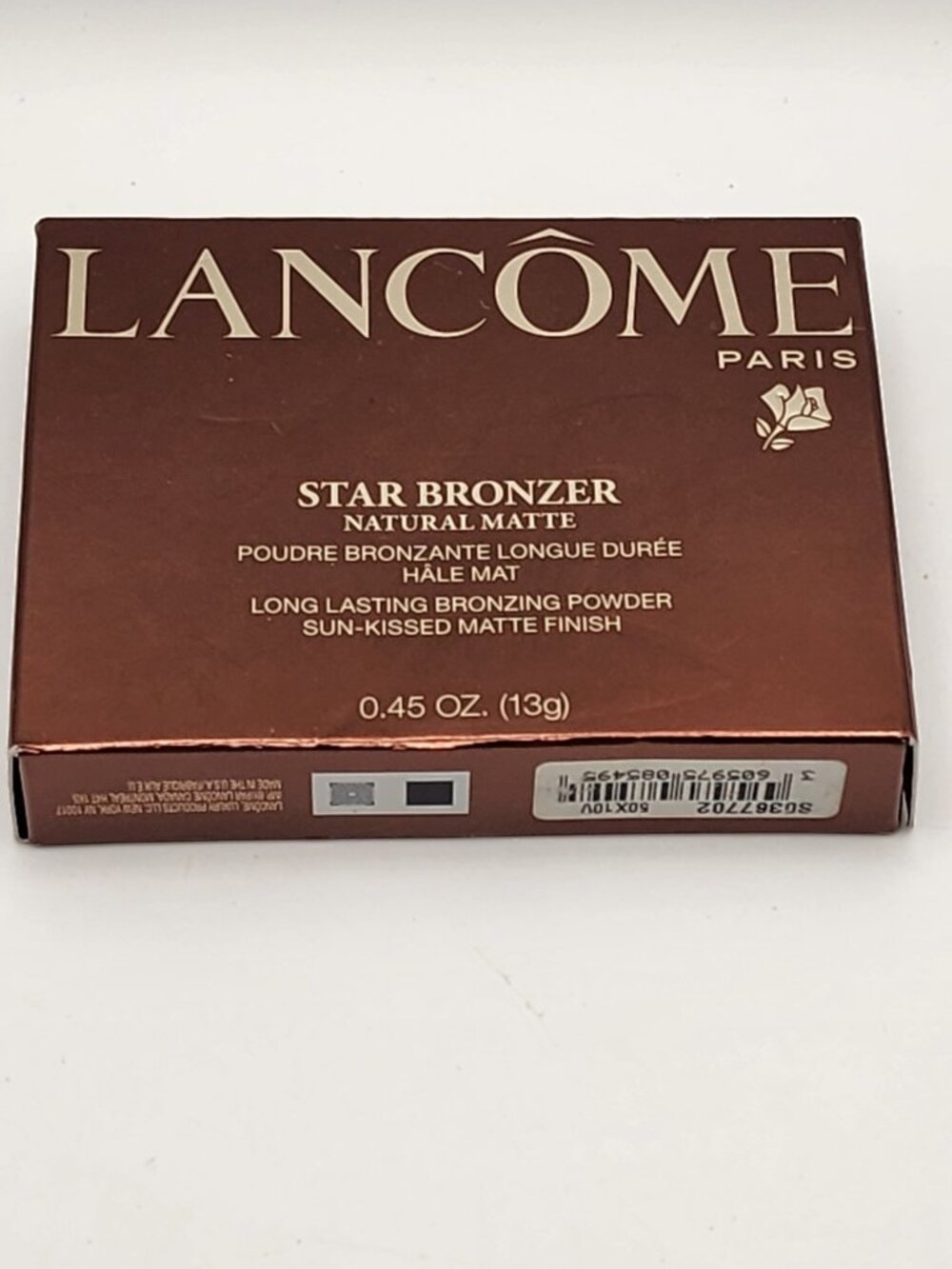 Lancome Star Bronzer Natural Matte Long Lasting Bronzing Powder 0.45oz New Box